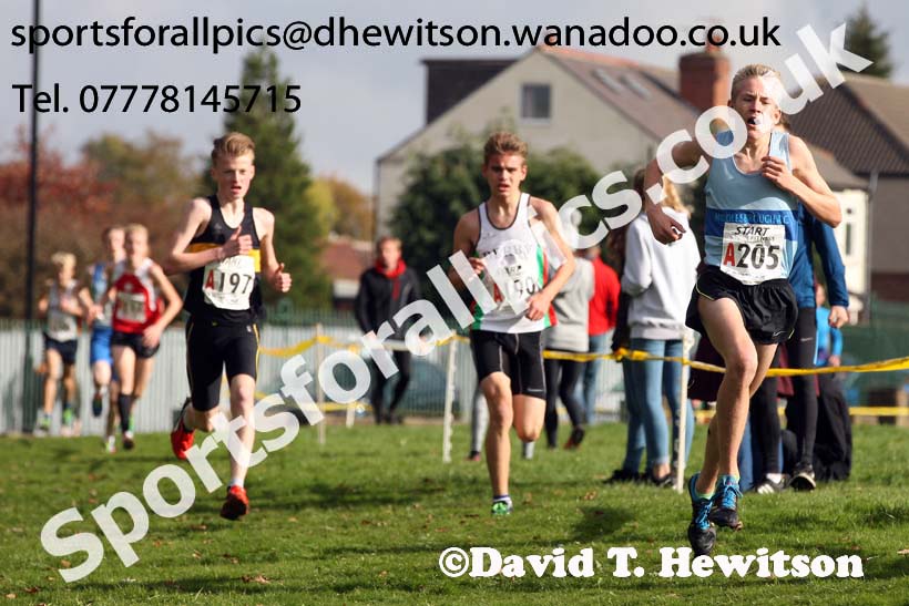 Boys under-15s Northern Cross Country Relays. Photo: David T. Hewitson/Sports for All Pics